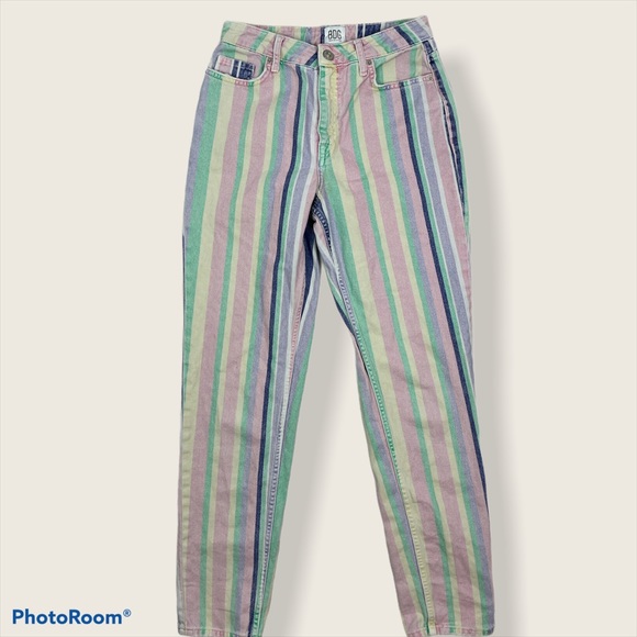 BDG Denim - Urban outfitters pastel rainbow striped pants